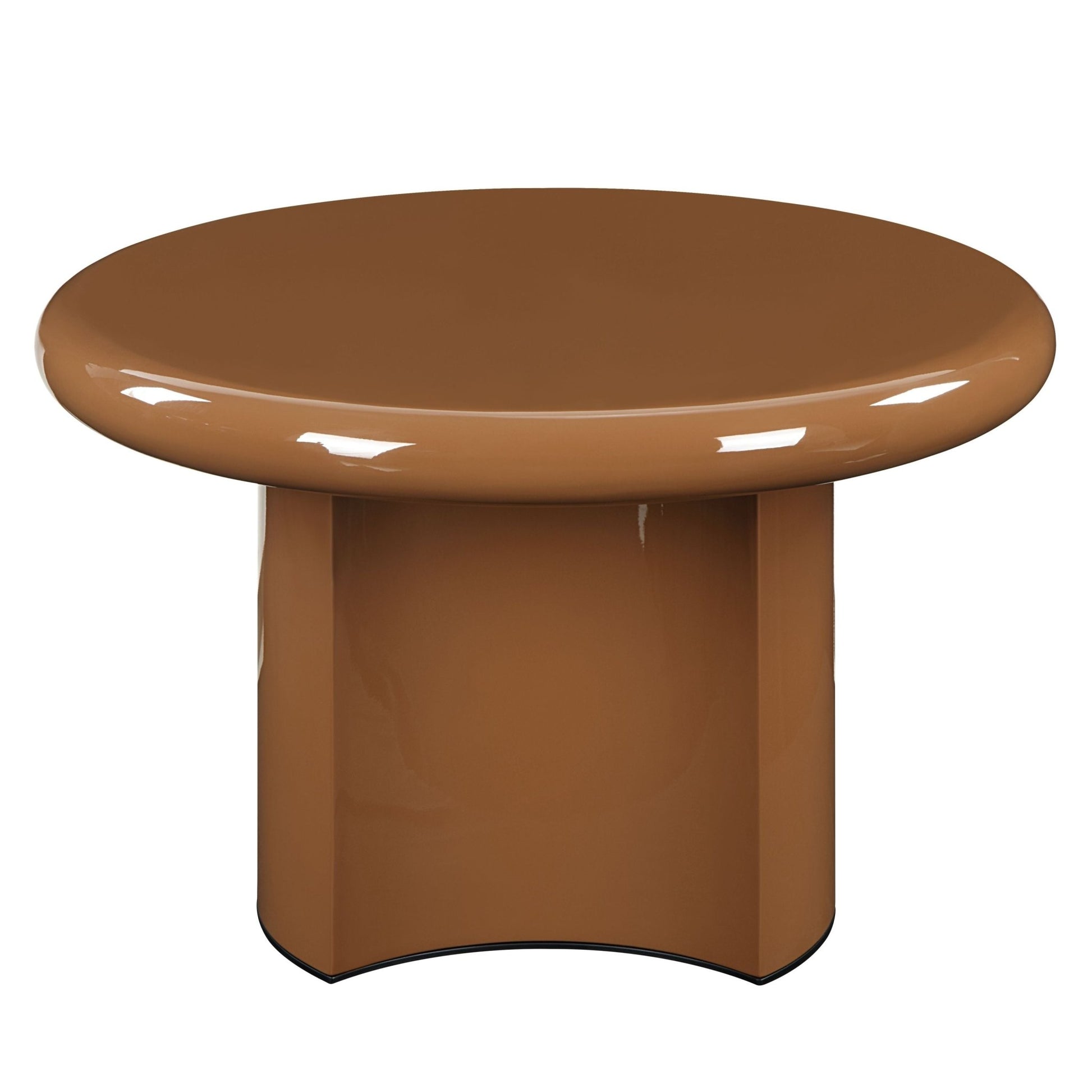 Ronald Brown High Gloss End Table - 1st Choice Furniture Direct
