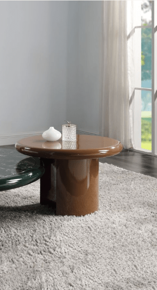 Ronald Brown High Gloss End Table - 1st Choice Furniture Direct