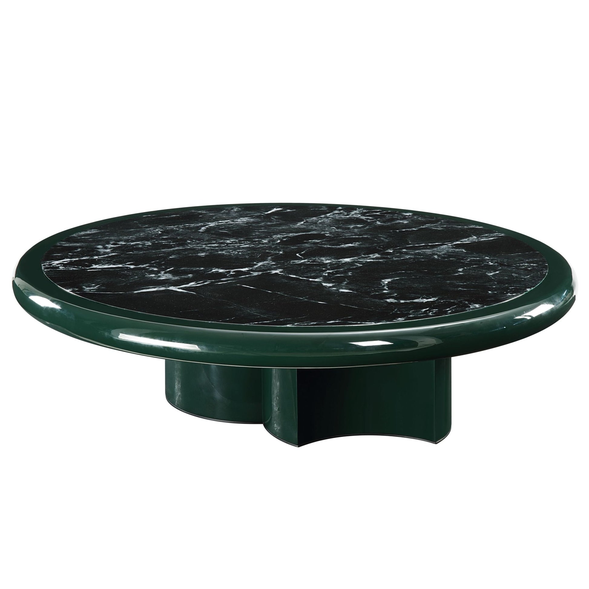 Ronald Marble Pattern Top, Dark Green Coffee Table - 1st Choice Furniture Direct