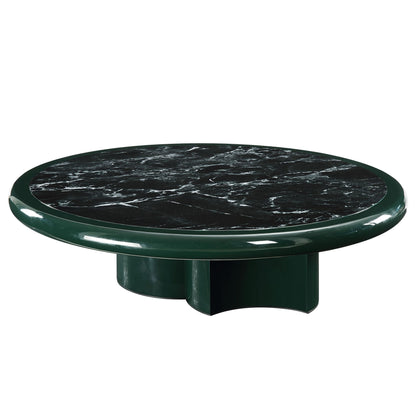 Ronald Marble Pattern Top, Dark Green Coffee Table - 1st Choice Furniture Direct