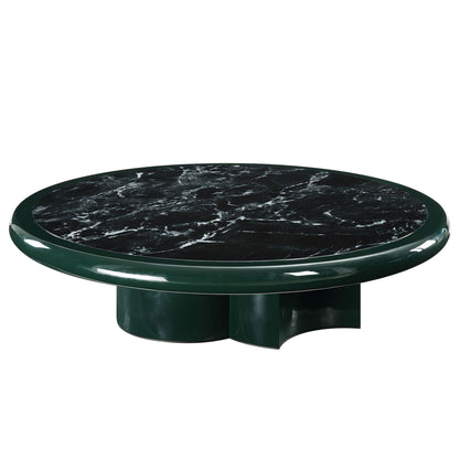 Ronald Marble Pattern Top, Dark Green Coffee Table - 1st Choice Furniture Direct