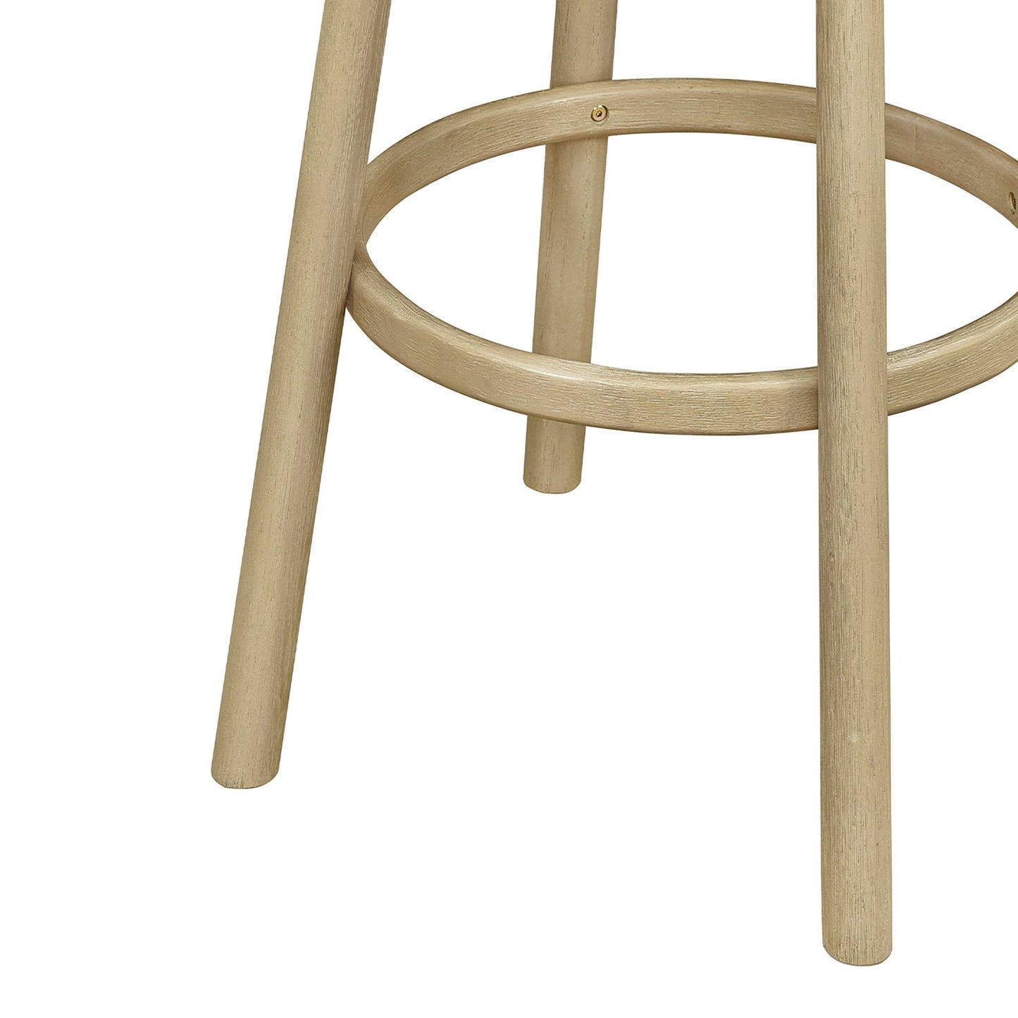 Round Cushion Bar stools (Natural Ash+Beige) - 1st Choice Furniture Direct