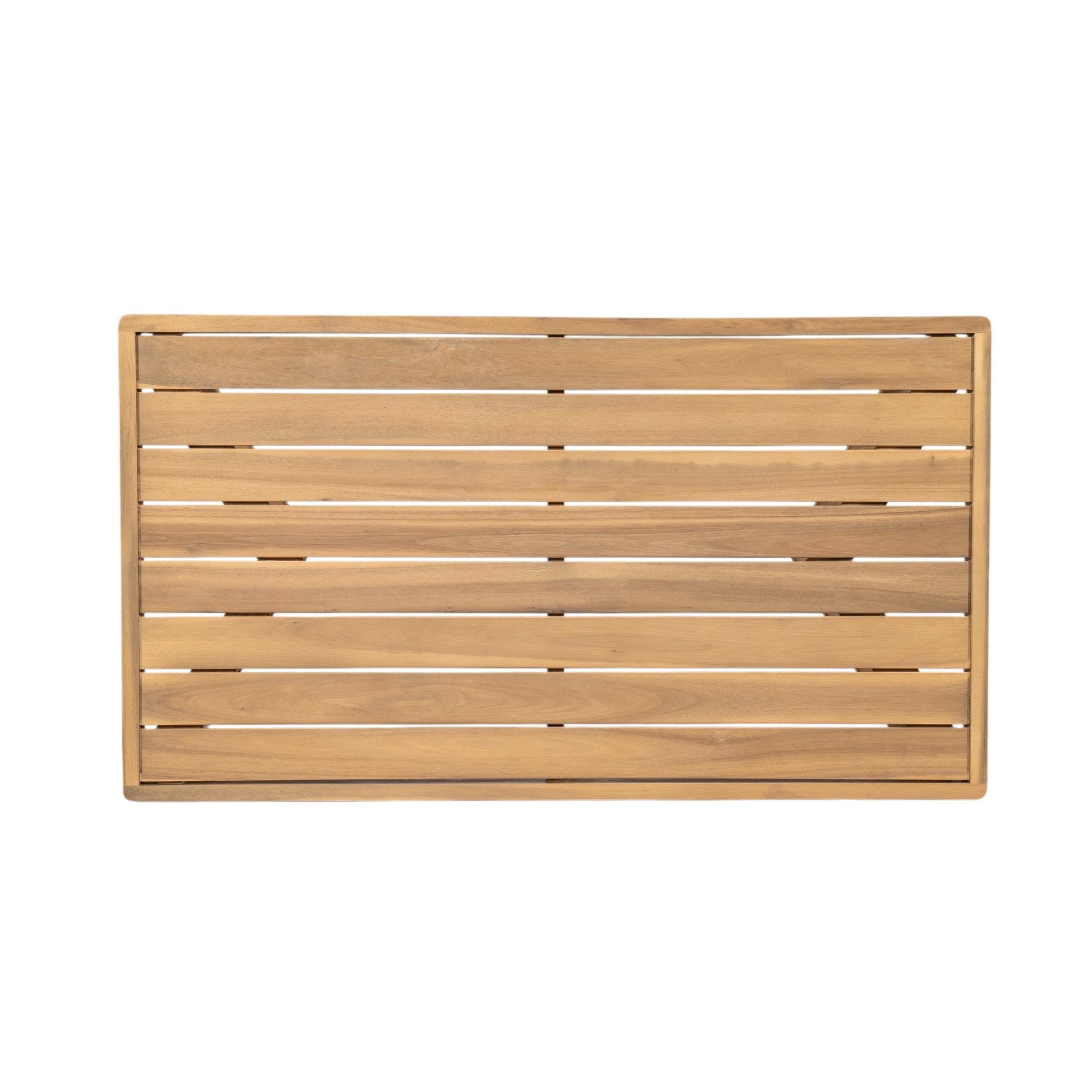 Royal Acacia Wood Loveseat and Coffee Table Set, Beige - 1st Choice Furniture Direct