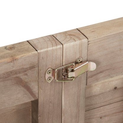 Rustic Dining Table with Metal Support in Natural Pine Wood Finish, 72 x 36 inches - 1st Choice Furniture Direct