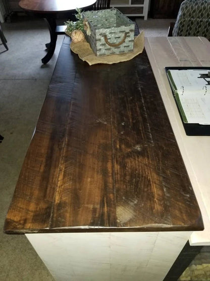 Rustic Wine Cabinet with Barn Door – Reclaimed Oak & Maple Storage Cabinet - 1st Choice Furniture Direct