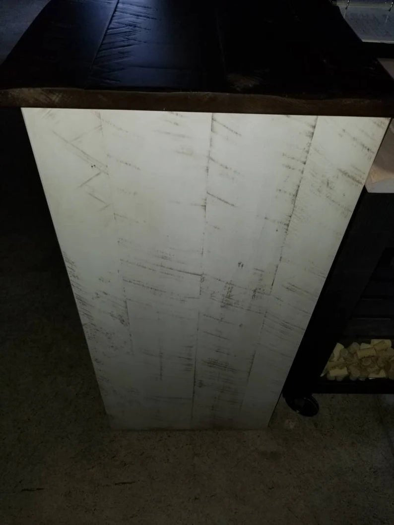 Rustic Wine Cabinet with Barn Door – Reclaimed Oak & Maple Storage Cabinet - 1st Choice Furniture Direct