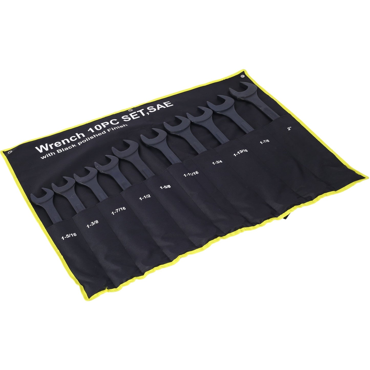 SAE Jumbo Combination Wrench Set Extra Large,10 PC SAE Black - Oxide Jumbo Combo Wrench Set 1 - 5/16' - 2' with pouch - 1st Choice Furniture Direct