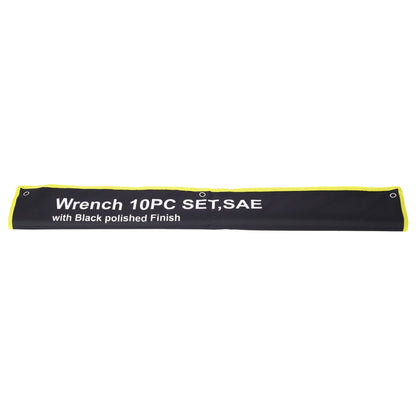 SAE Jumbo Combination Wrench Set Extra Large,10 PC SAE Black - Oxide Jumbo Combo Wrench Set 1 - 5/16' - 2' with pouch - 1st Choice Furniture Direct