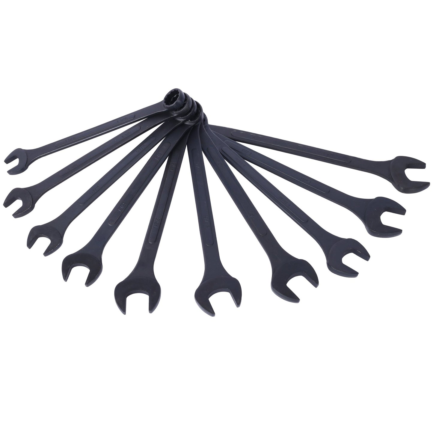 SAE Jumbo Combination Wrench Set Extra Large,10 PC SAE Black - Oxide Jumbo Combo Wrench Set 1 - 5/16' - 2' with pouch - 1st Choice Furniture Direct