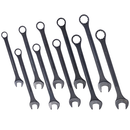 SAE Jumbo Combination Wrench Set Extra Large,10 PC SAE Black - Oxide Jumbo Combo Wrench Set 1 - 5/16' - 2' with pouch - 1st Choice Furniture Direct
