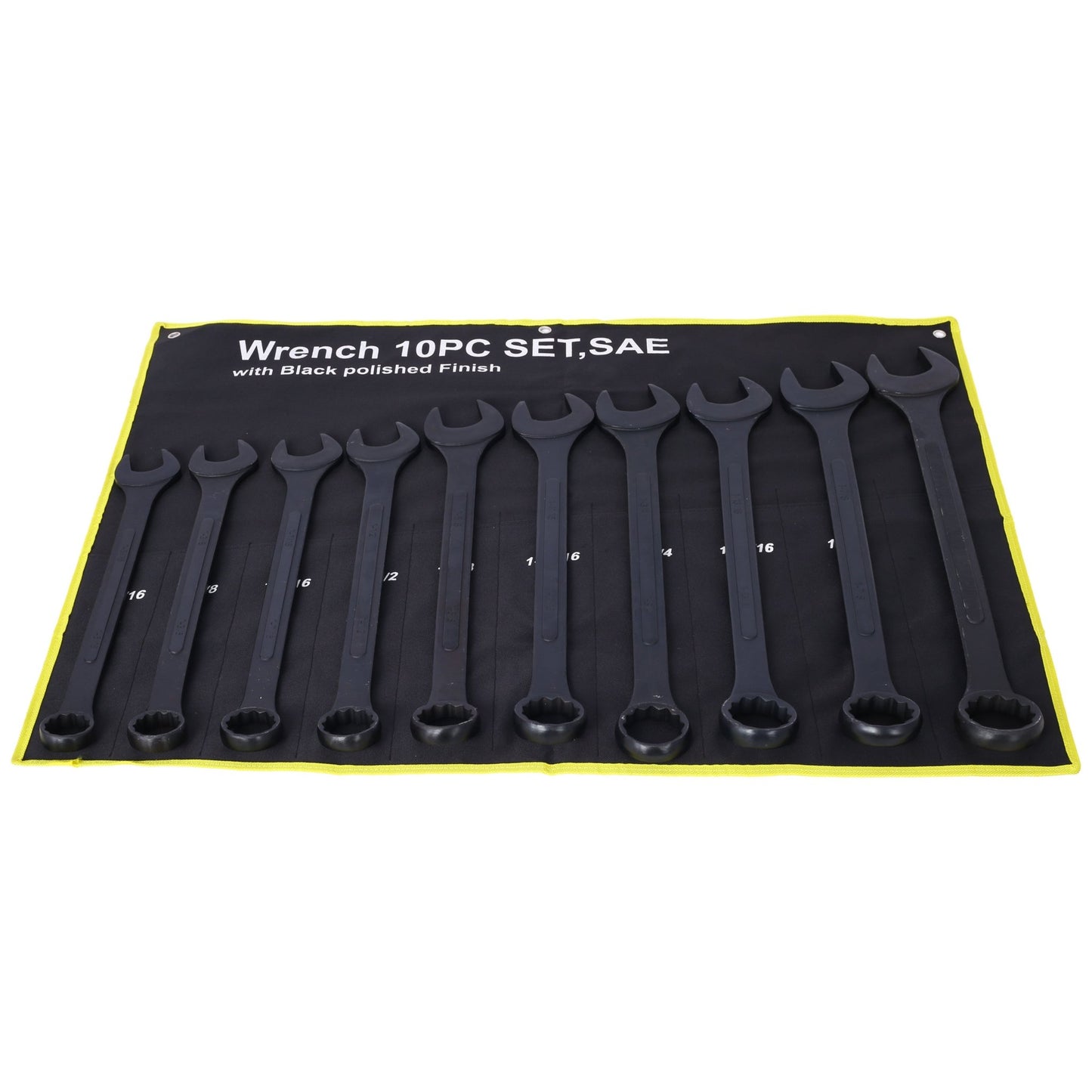 SAE Jumbo Combination Wrench Set Extra Large,10 PC SAE Black - Oxide Jumbo Combo Wrench Set 1 - 5/16' - 2' with pouch - 1st Choice Furniture Direct