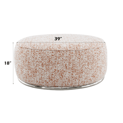 Sahara Pattern Fabric Ottoman - 1st Choice Furniture Direct