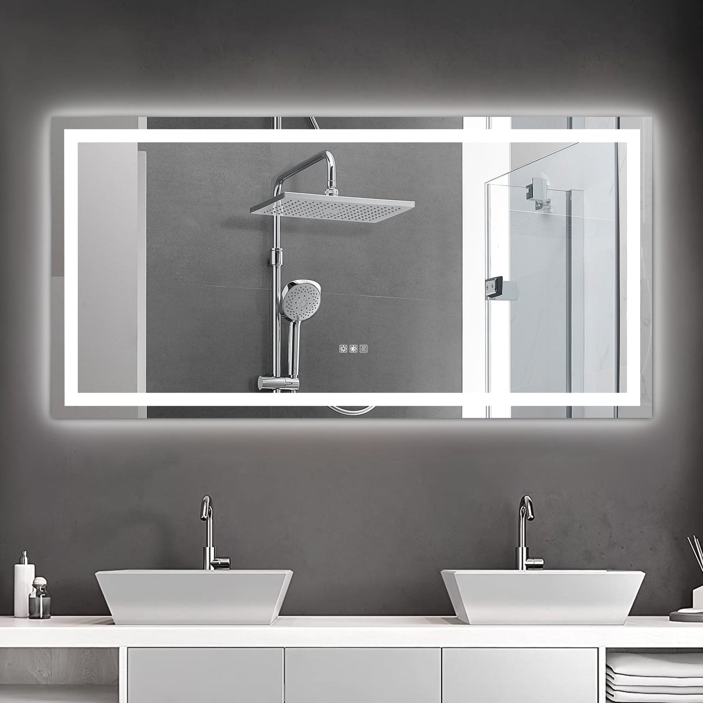 (Same as W134070942/L4004) 72'×36' LED Mirror Light Bathroom,anti - Fog & Dimming Led Bathroom Vanity Mirror - 1st Choice Furniture Direct