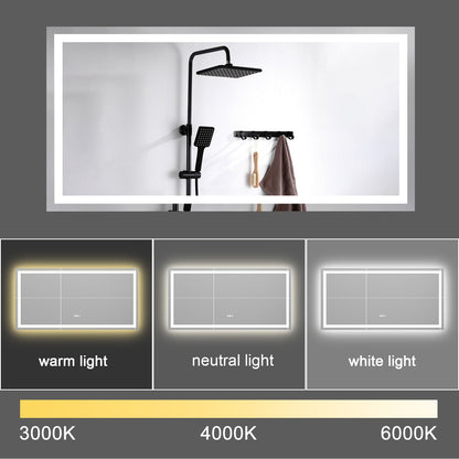 (Same as W134070942/L4004) 72'×36' LED Mirror Light Bathroom,anti - Fog & Dimming Led Bathroom Vanity Mirror - 1st Choice Furniture Direct