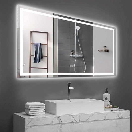 (Same as W134070942/L4004) 72'×36' LED Mirror Light Bathroom,anti - Fog & Dimming Led Bathroom Vanity Mirror - 1st Choice Furniture Direct