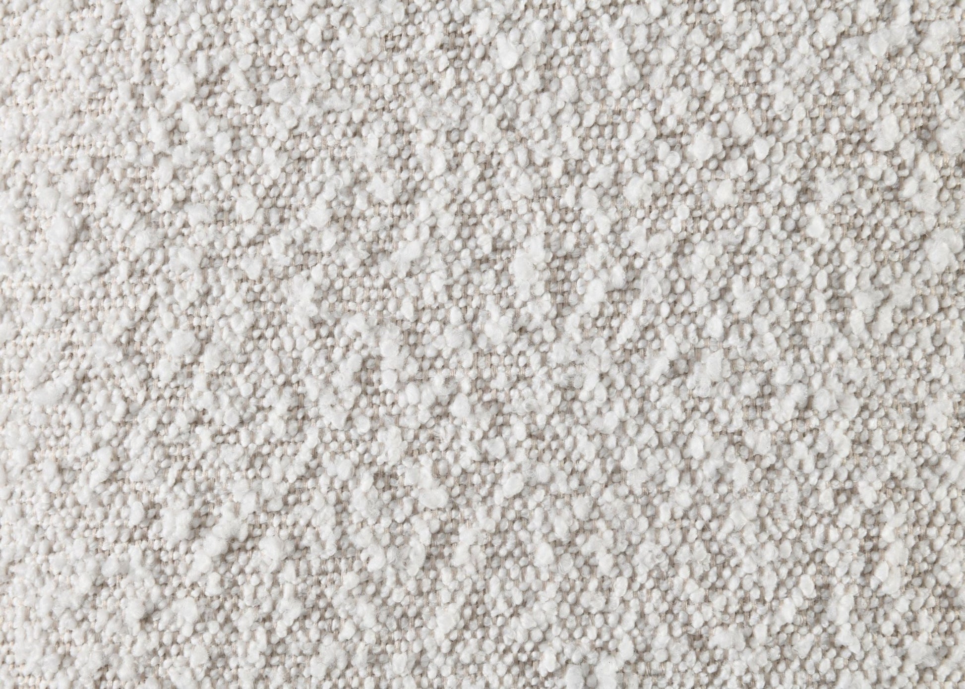 Sandro White Boucle & Walnut Finish EK Bed - 1st Choice Furniture Direct