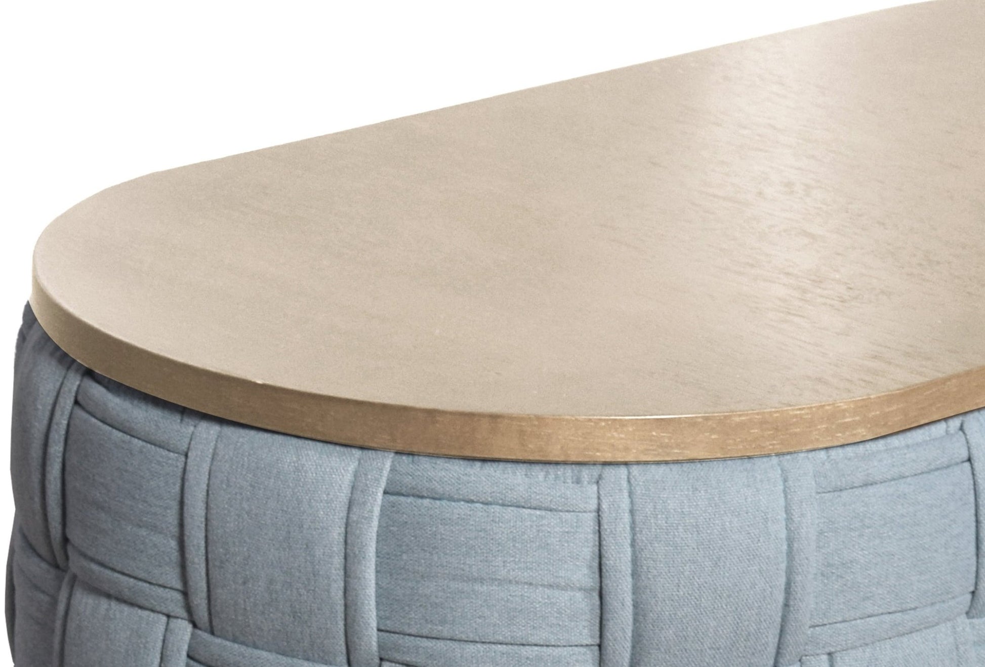 Saree Light Teal Chenille Coffee Table - 1st Choice Furniture Direct