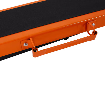 Saw Horses 2 Pack, Folding Portable Work Horse with Fast Open Legs, Convenient Handle, Heavy Duty Steel Sawhorse for Garage, Workshop, Fully Assembled,orange+black color - 1st Choice Furniture Direct