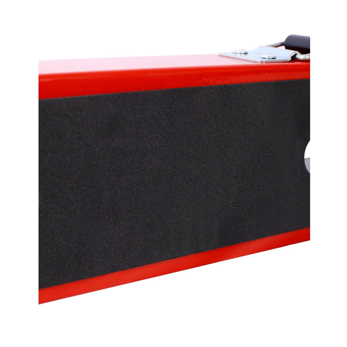 Saw Horses 2 Pack, Folding Portable Work Horse with Fast Open Legs, Convenient Handle, Heavy Duty Steel Sawhorse for Garage, Workshop, Fully Assembled,red+black color - 1st Choice Furniture Direct