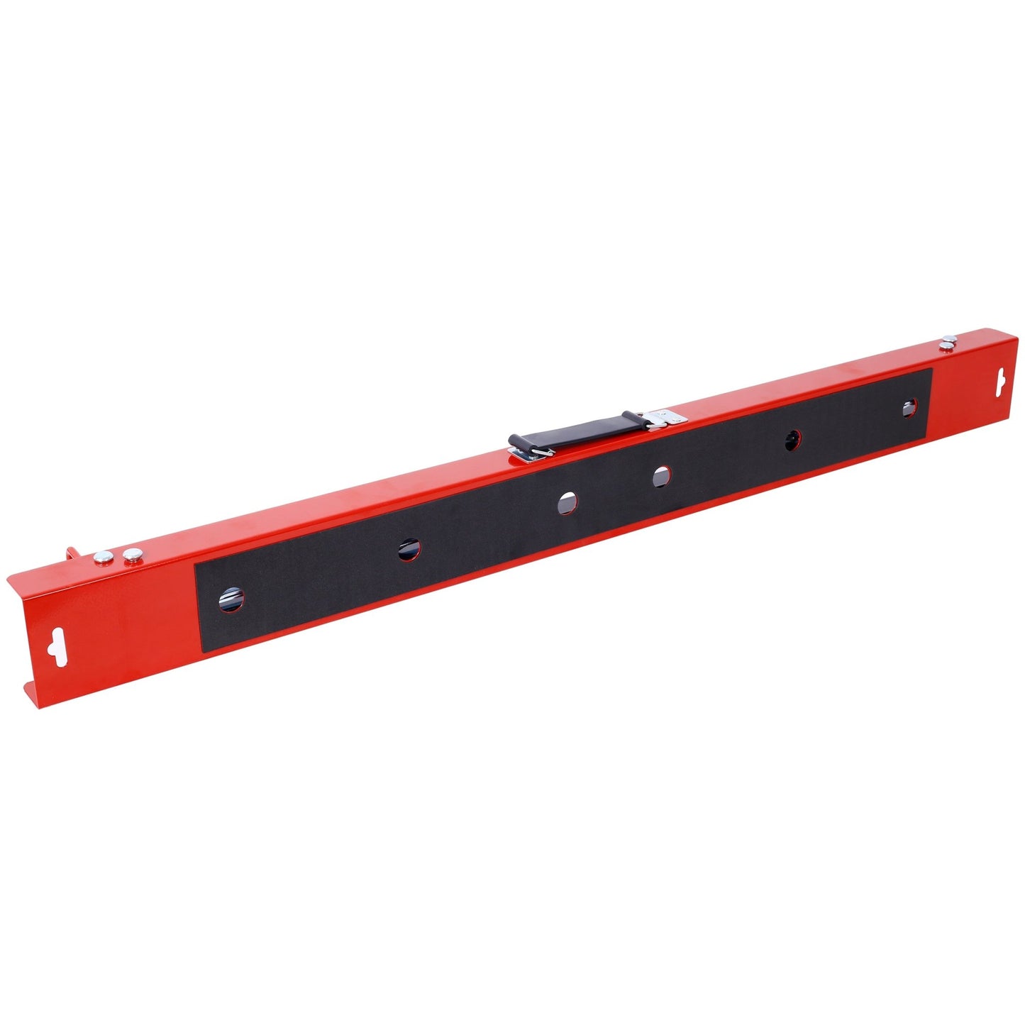 Saw Horses 2 Pack, Folding Portable Work Horse with Fast Open Legs, Convenient Handle, Heavy Duty Steel Sawhorse for Garage, Workshop, Fully Assembled,red+black color - 1st Choice Furniture Direct