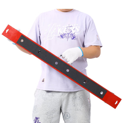 Saw Horses 2 Pack, Folding Portable Work Horse with Fast Open Legs, Convenient Handle, Heavy Duty Steel Sawhorse for Garage, Workshop, Fully Assembled,red+black color - 1st Choice Furniture Direct