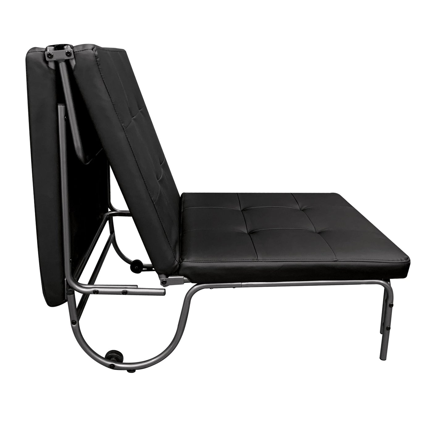 Senon Black Finish Adjustable Chair (Futon) - 1st Choice Furniture Direct