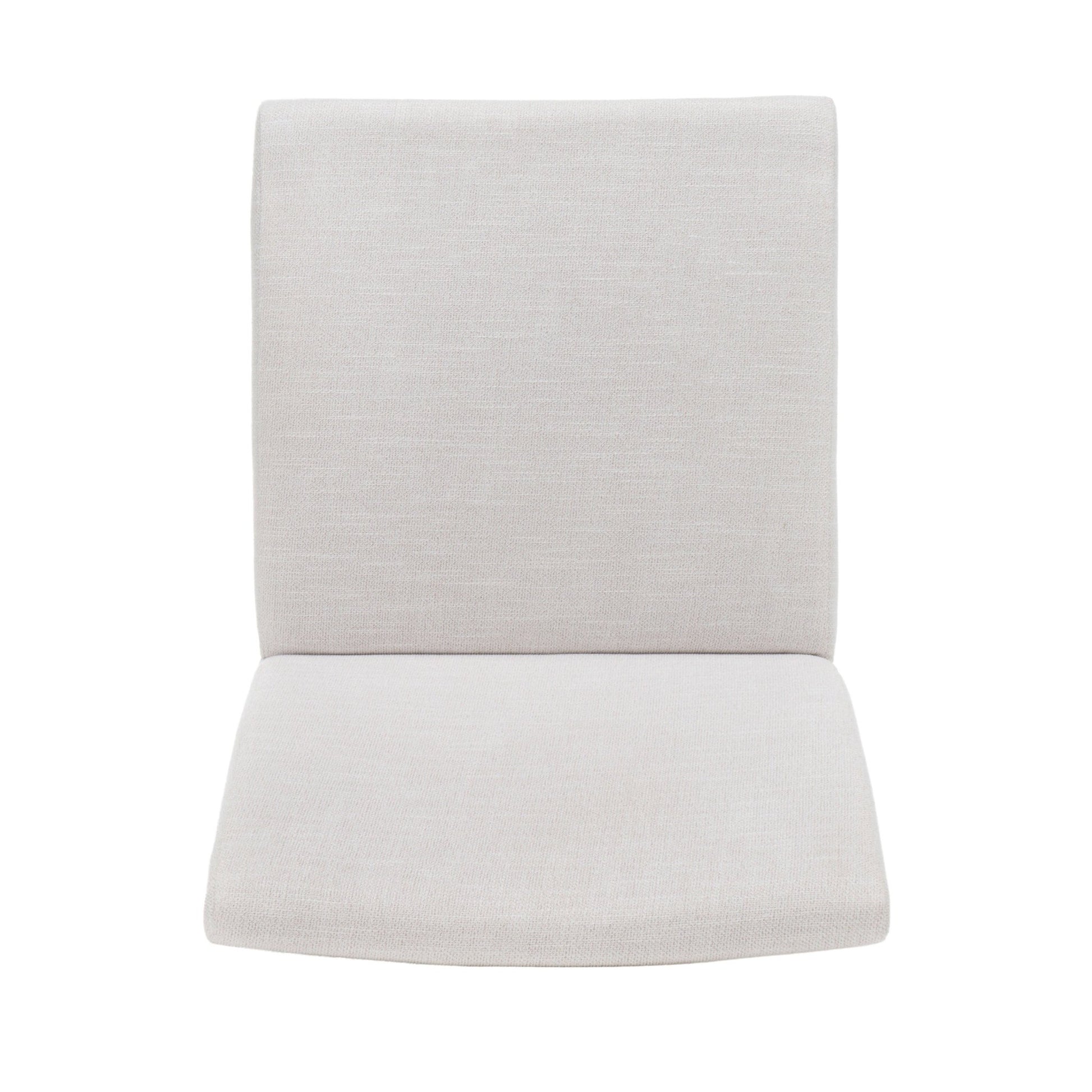 Set of 2 Light Beige Upholstered Dining Chairs - 1st Choice Furniture Direct