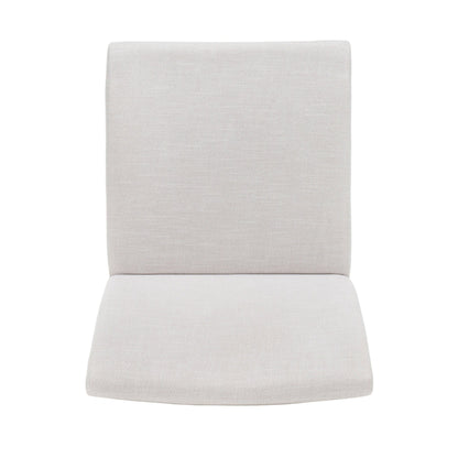 Set of 2 Light Beige Upholstered Dining Chairs - 1st Choice Furniture Direct