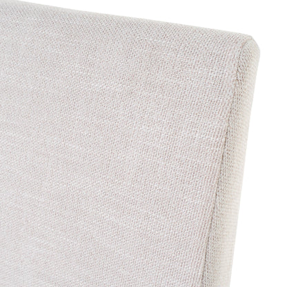 Set of 2 Light Beige Upholstered Dining Chairs - 1st Choice Furniture Direct