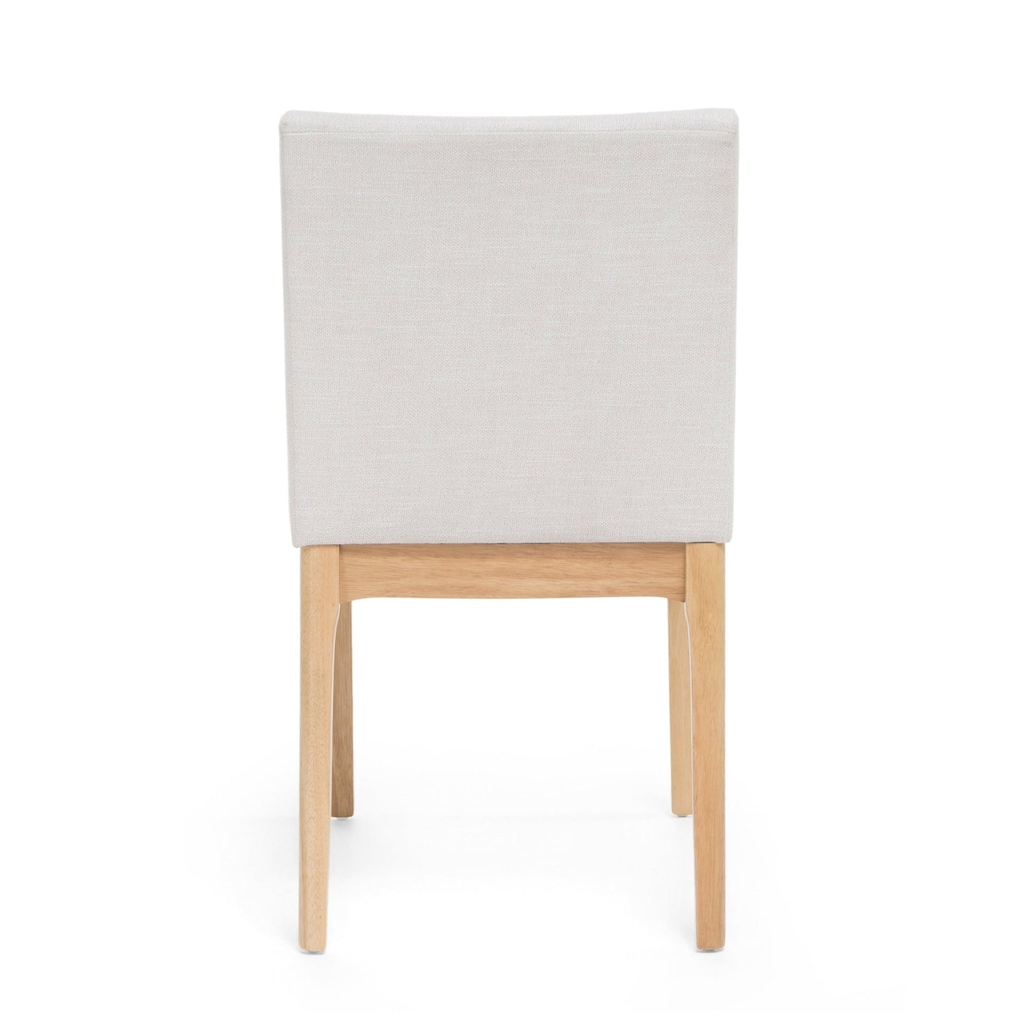 Set of 2 Light Beige Upholstered Dining Chairs - 1st Choice Furniture Direct