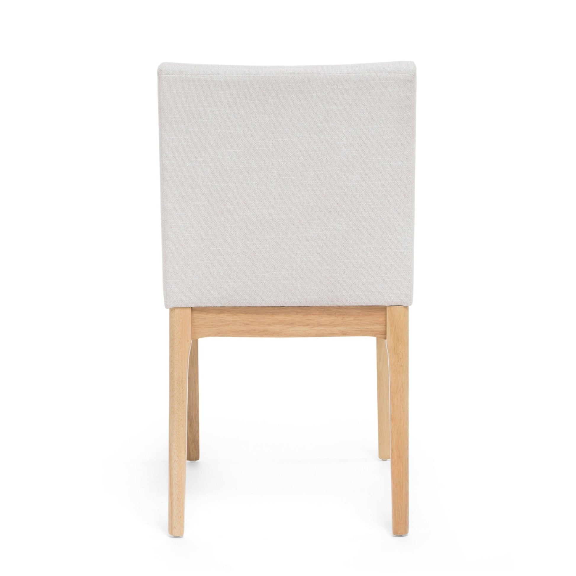 Set of 2 Light Beige Upholstered Dining Chairs - 1st Choice Furniture Direct