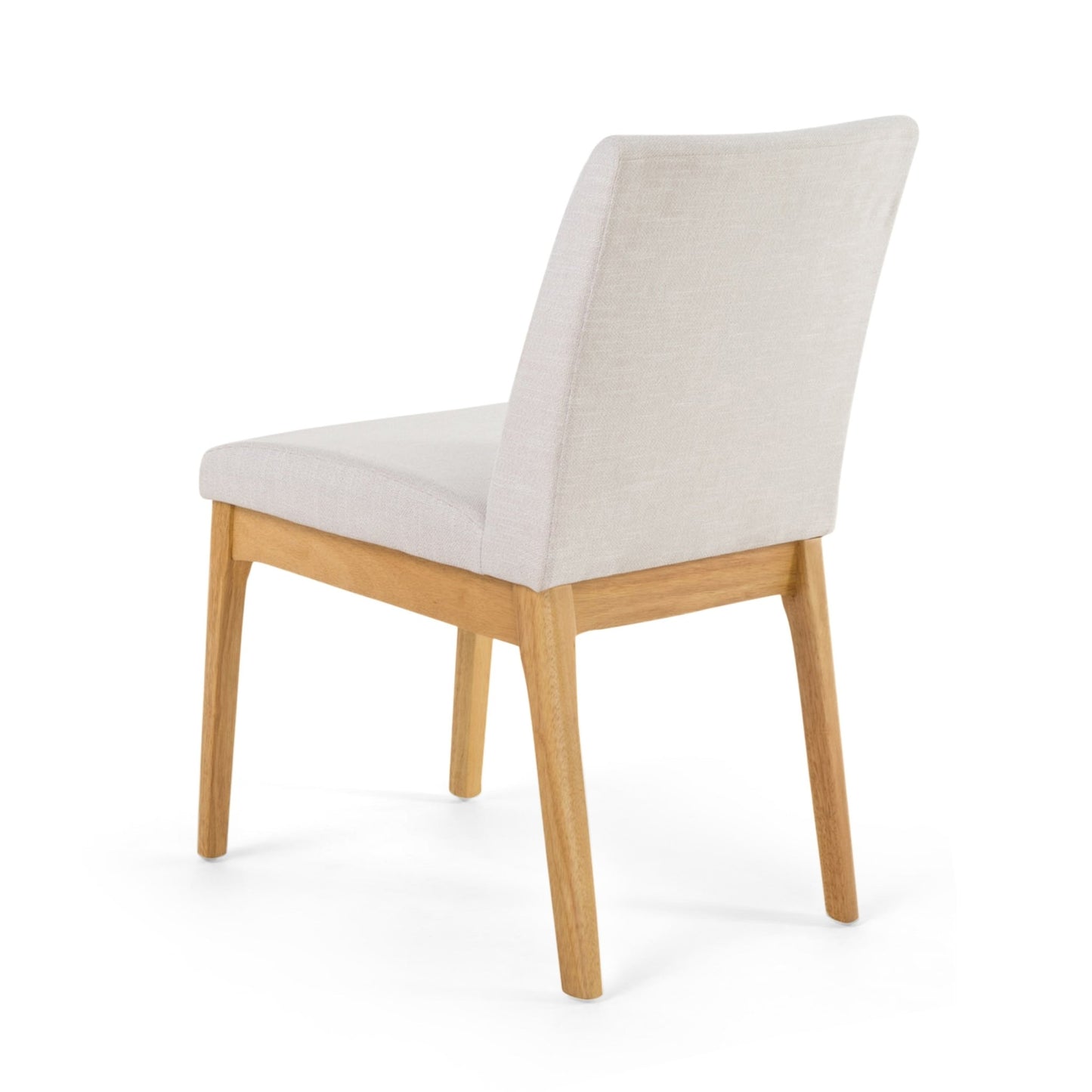Set of 2 Light Beige Upholstered Dining Chairs - 1st Choice Furniture Direct