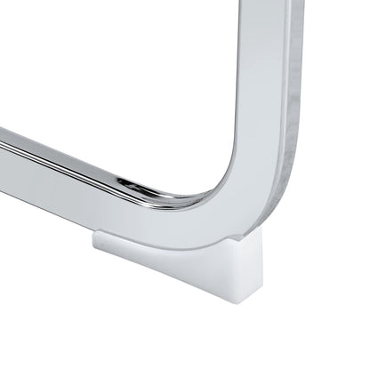 Set of 2 Retro Alligator Skin Upholstered Dining Chairs with Crystal Buckle Design in Black, Faux Leather and Electroplated Metal Legs - 1st Choice Furniture Direct