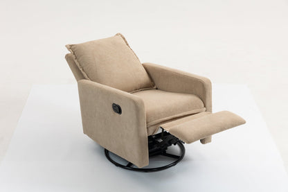 Short plush manual button armchair sofa - 1st Choice Furniture Direct