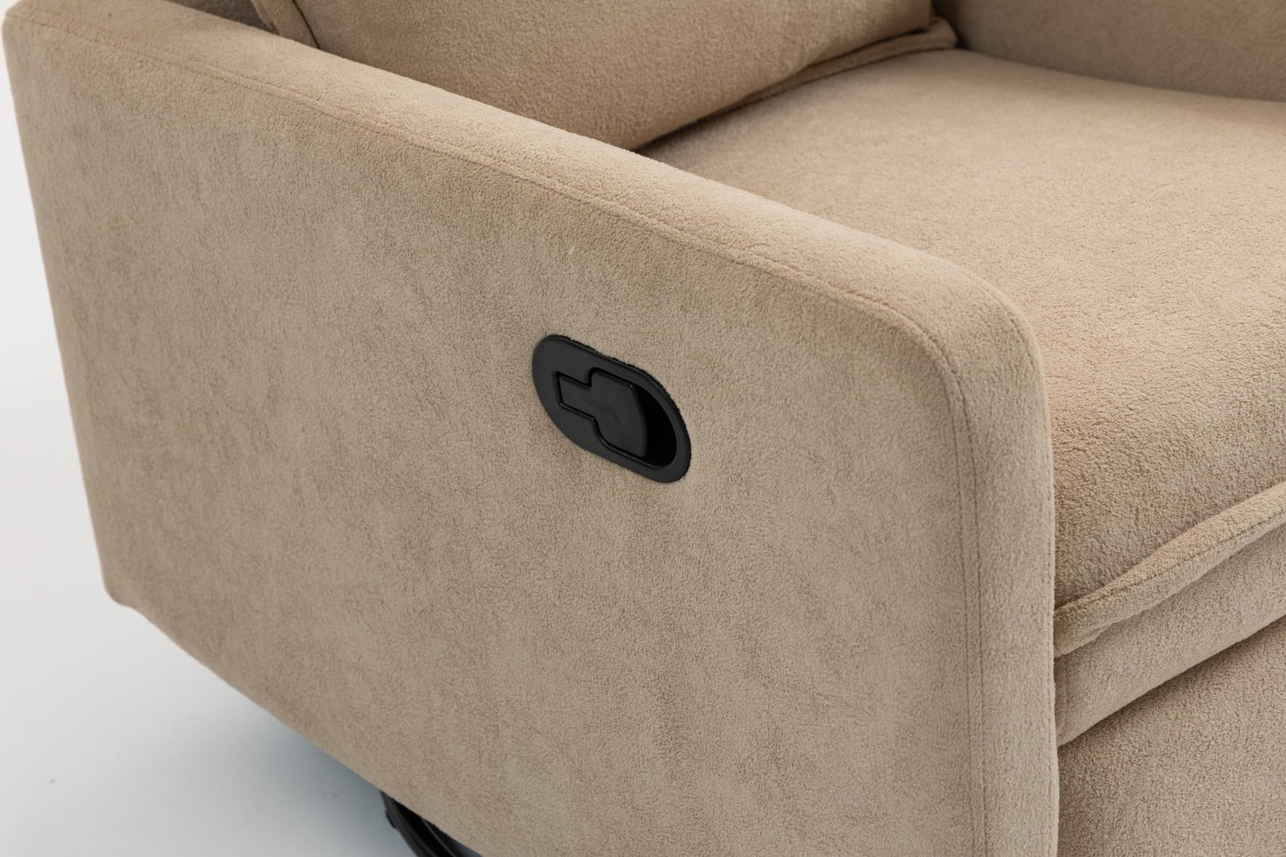 Short plush manual button armchair sofa - 1st Choice Furniture Direct
