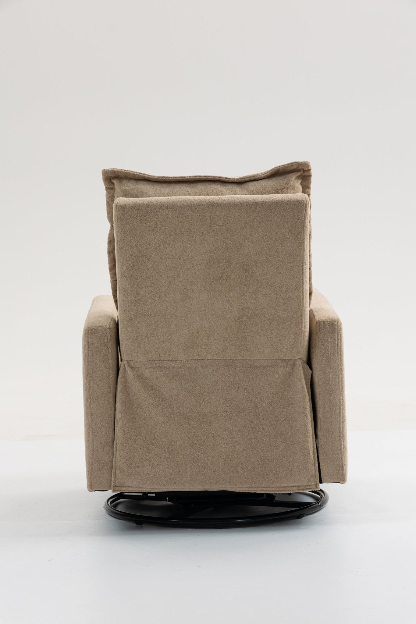 Short plush manual button armchair sofa - 1st Choice Furniture Direct
