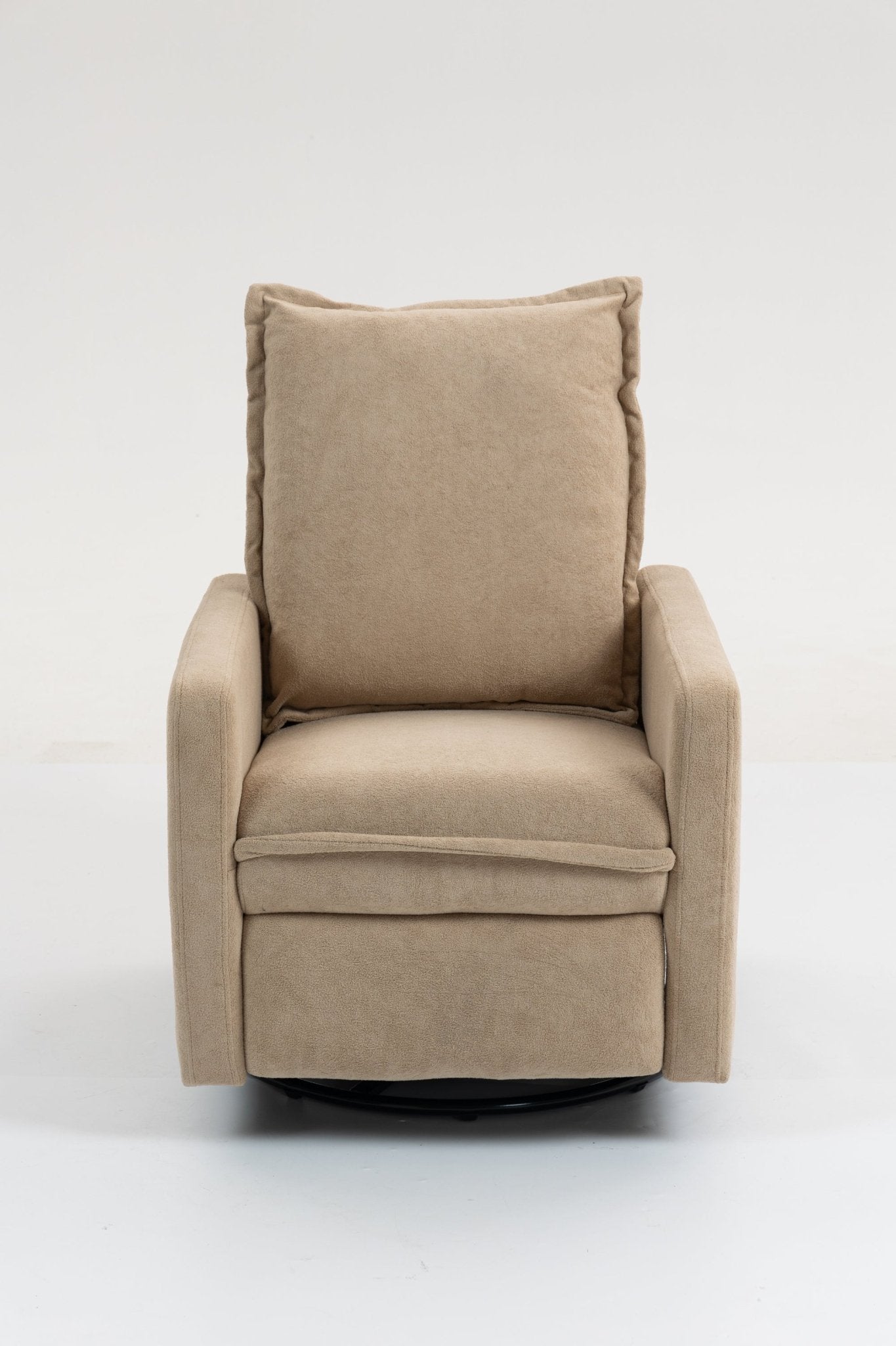Short plush manual button armchair sofa - 1st Choice Furniture Direct