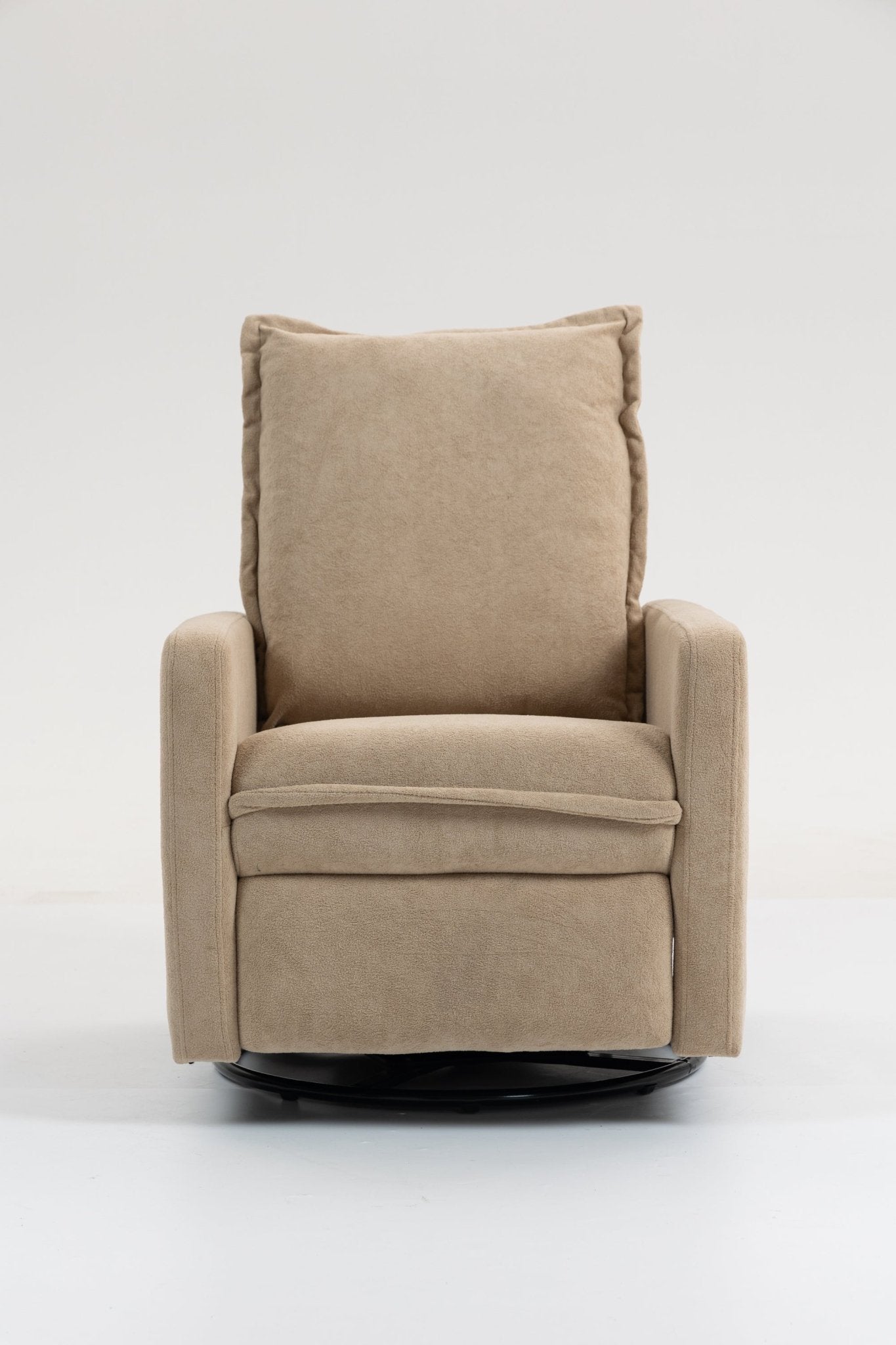 Short plush manual button armchair sofa - 1st Choice Furniture Direct
