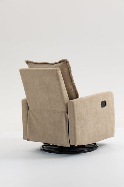 Short plush manual button armchair sofa - 1st Choice Furniture Direct