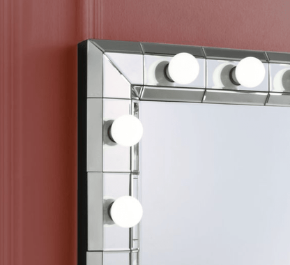 Silver Hollywood Vanity Mirror - 1st Choice Furniture Direct