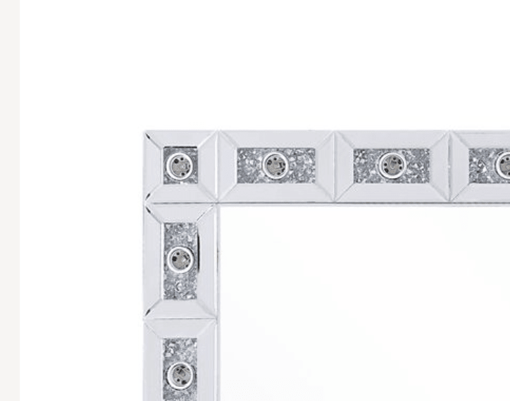 Silver Hollywood Vanity Mirror with Lights - 1st Choice Furniture Direct