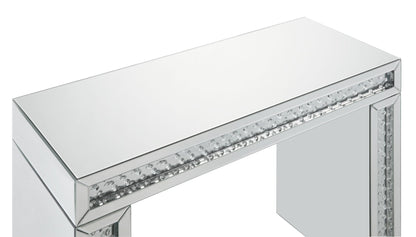 Silver Mirrored Vanity Desk & Stool Set - 1st Choice Furniture Direct