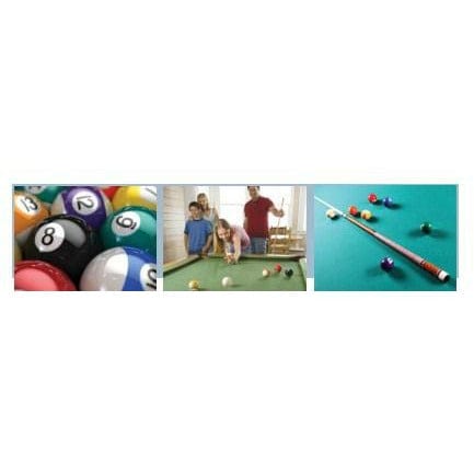 Silverline Caledonia Rustic Solid Hardwood Pool Table 9' Oak 1520RO - 1st Choice Furniture Direct