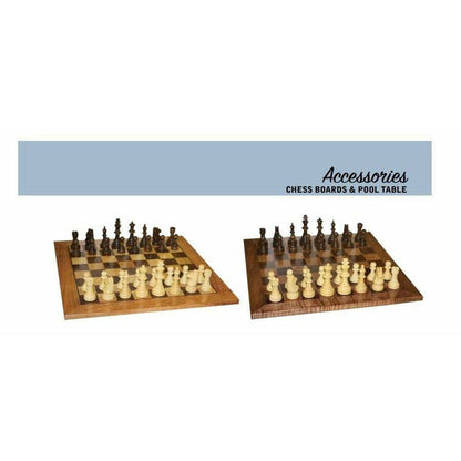 Silverline Chess Boards and Game Pieces Silverline Solid Premium Cherry Chess Sets Wood Pcs 996C