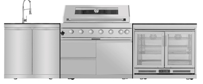 Single door Fridge Cabinet Outdoor Kitchen Islands - 1st Choice Furniture Direct