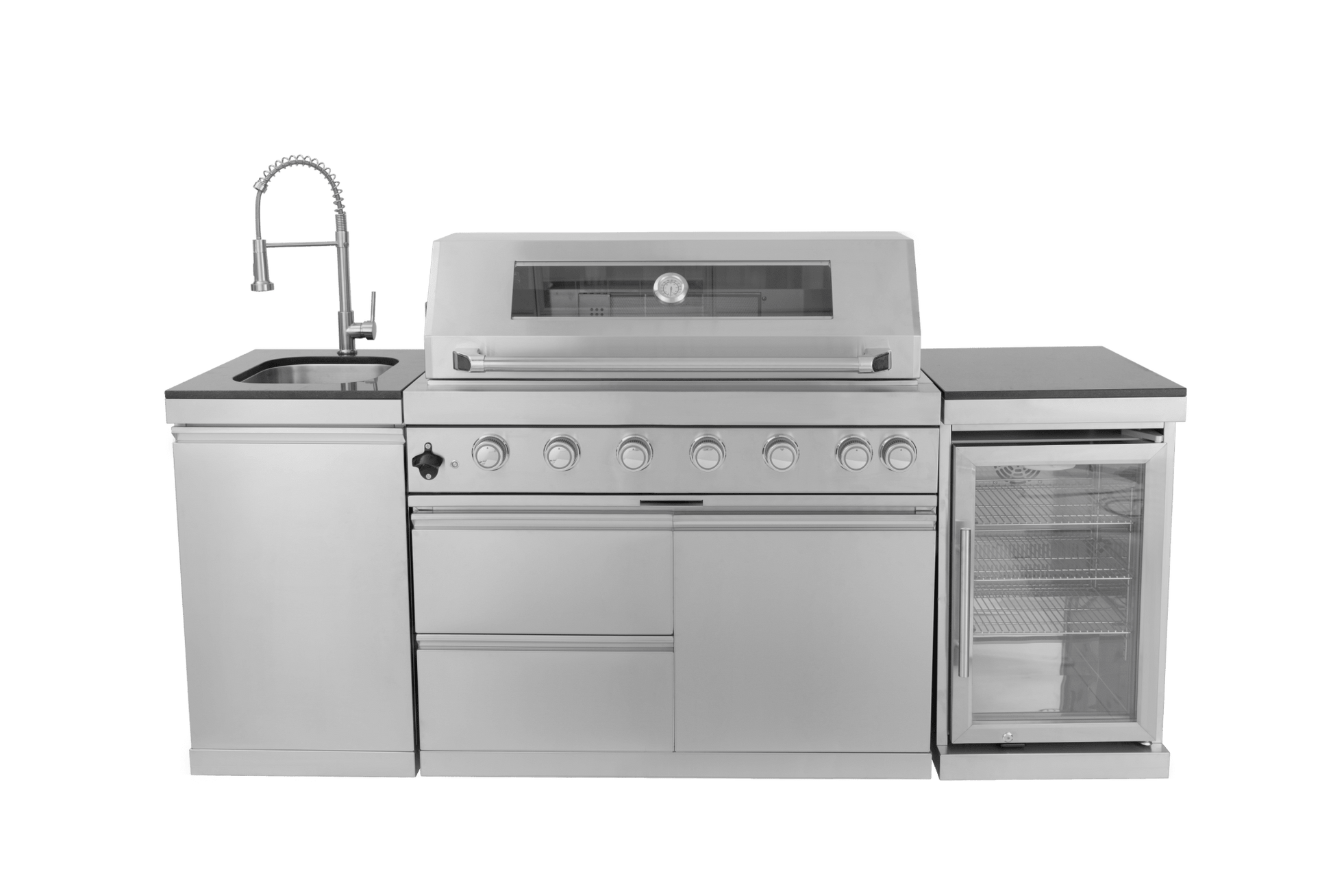Sink Cabinet with Tap Stainless Steel Outdoor Kitchen Islands - 1st Choice Furniture Direct