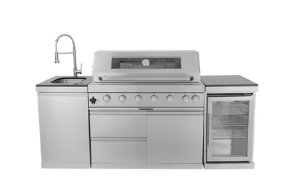 Sink Cabinet with Tap Stainless Steel Outdoor Kitchen Islands - 1st Choice Furniture Direct