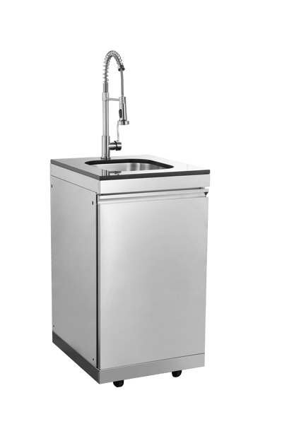 Sink Cabinet with Tap Stainless Steel Outdoor Kitchen Islands - 1st Choice Furniture Direct