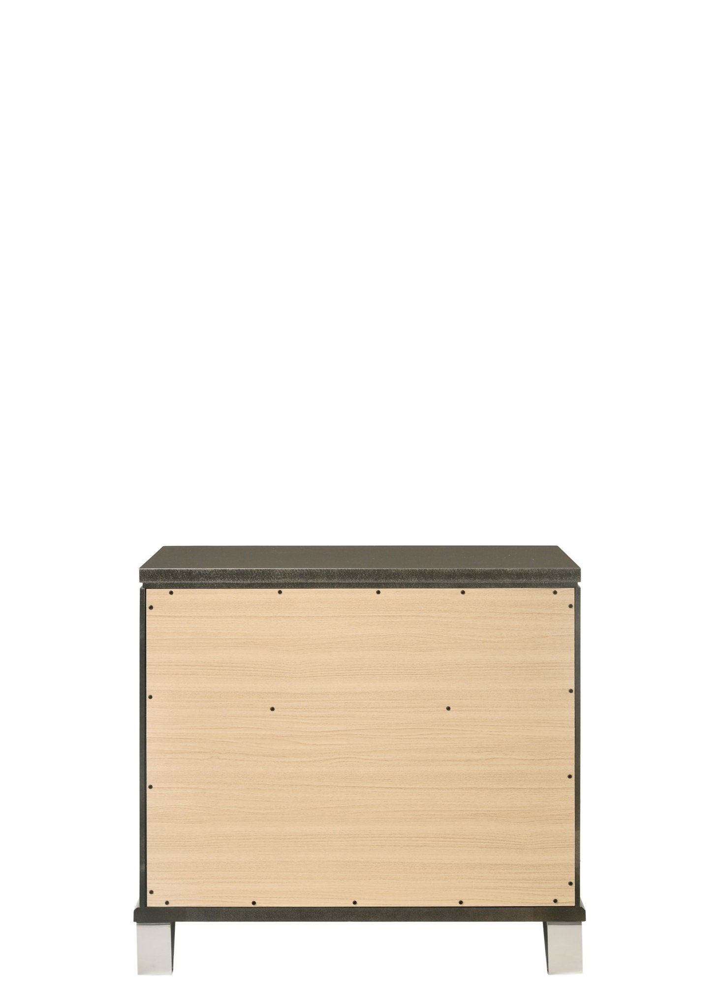 Skylar Dark Champagne Finish Nightstand - 1st Choice Furniture Direct