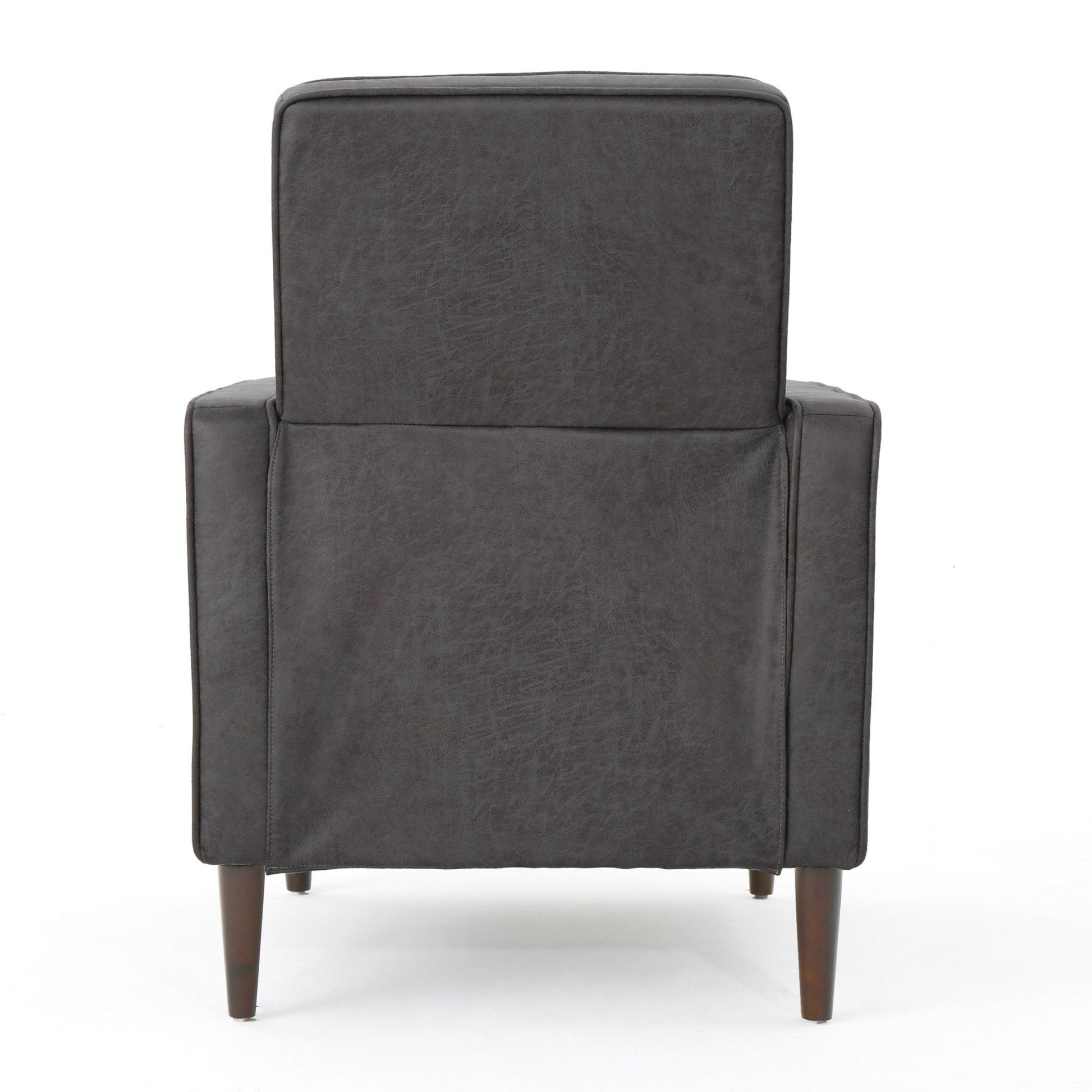 Slate Microfiber Recliner Chair with Birch Wood Legs - 1st Choice Furniture Direct